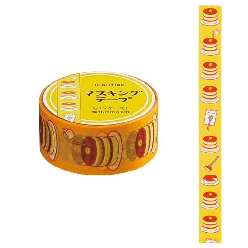 Hightide Washi Tape－Retro Pancake | **1m Length**