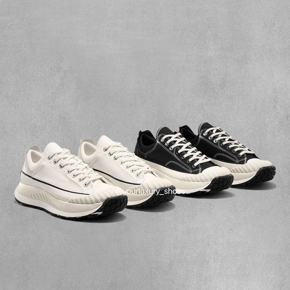 【Luxury】CONVERSE CHUCK 70 AT-CX 黑色白色 餅乾鞋 厚底增高鞋 麵包鞋 鋸齒鞋 黑白兩色 A06557C A06556C