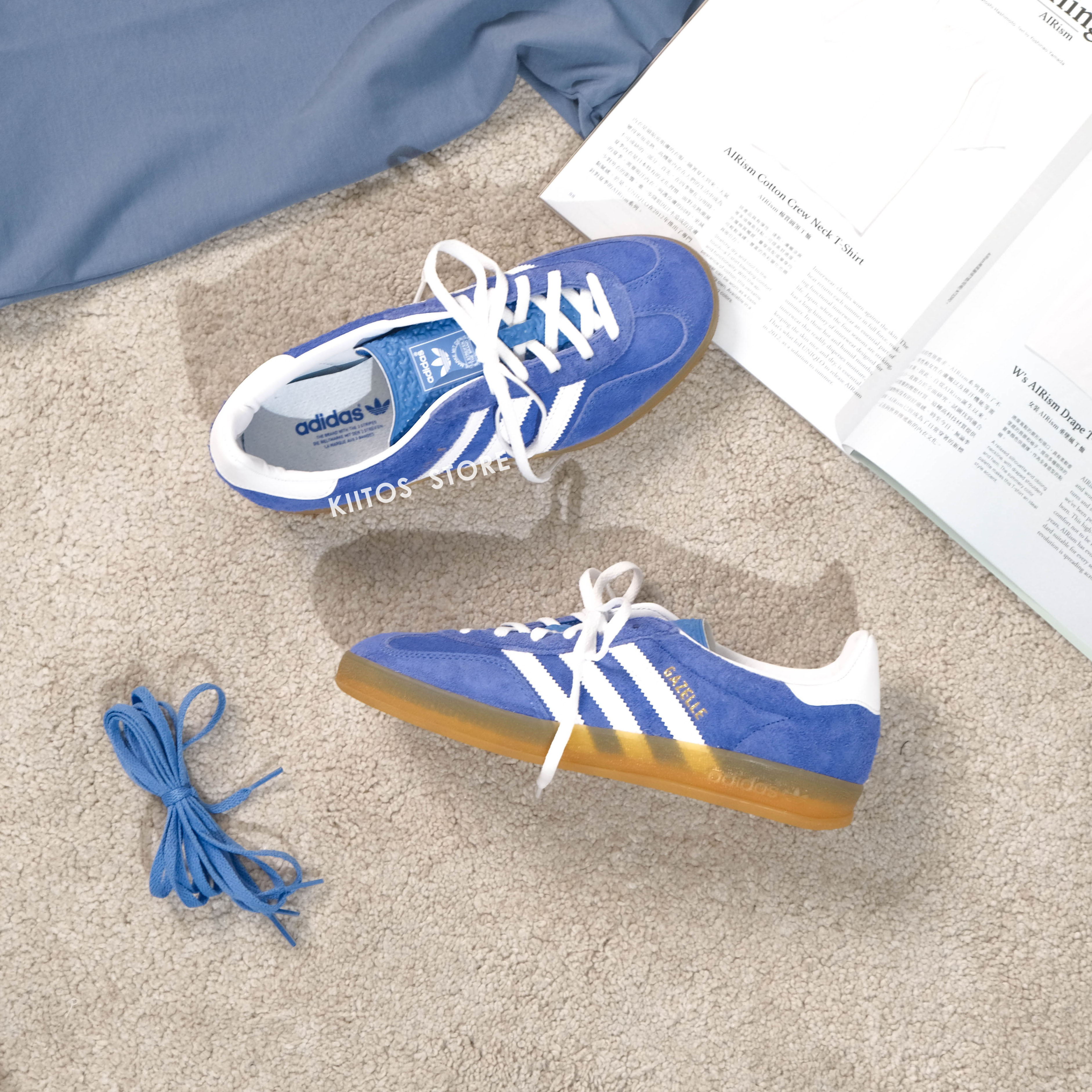 出清特賣  Adidas 復古藍 HQ8717  23.5cm