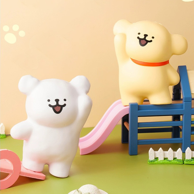 MALTESE 線條小狗 官方授權 解壓球 捏捏 夜光 / 預購