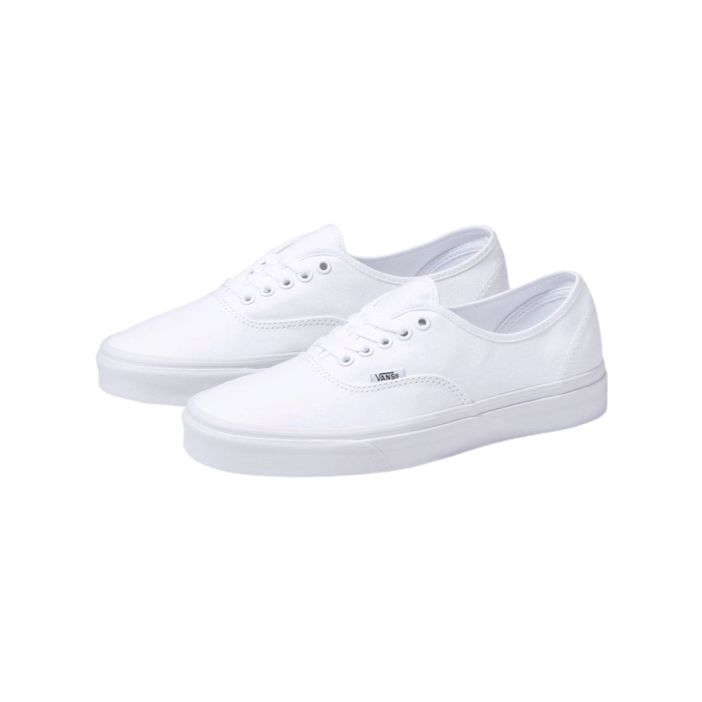 VANS AUTHENTIC 全白 懶人鞋 小白鞋 VN000EE3W00