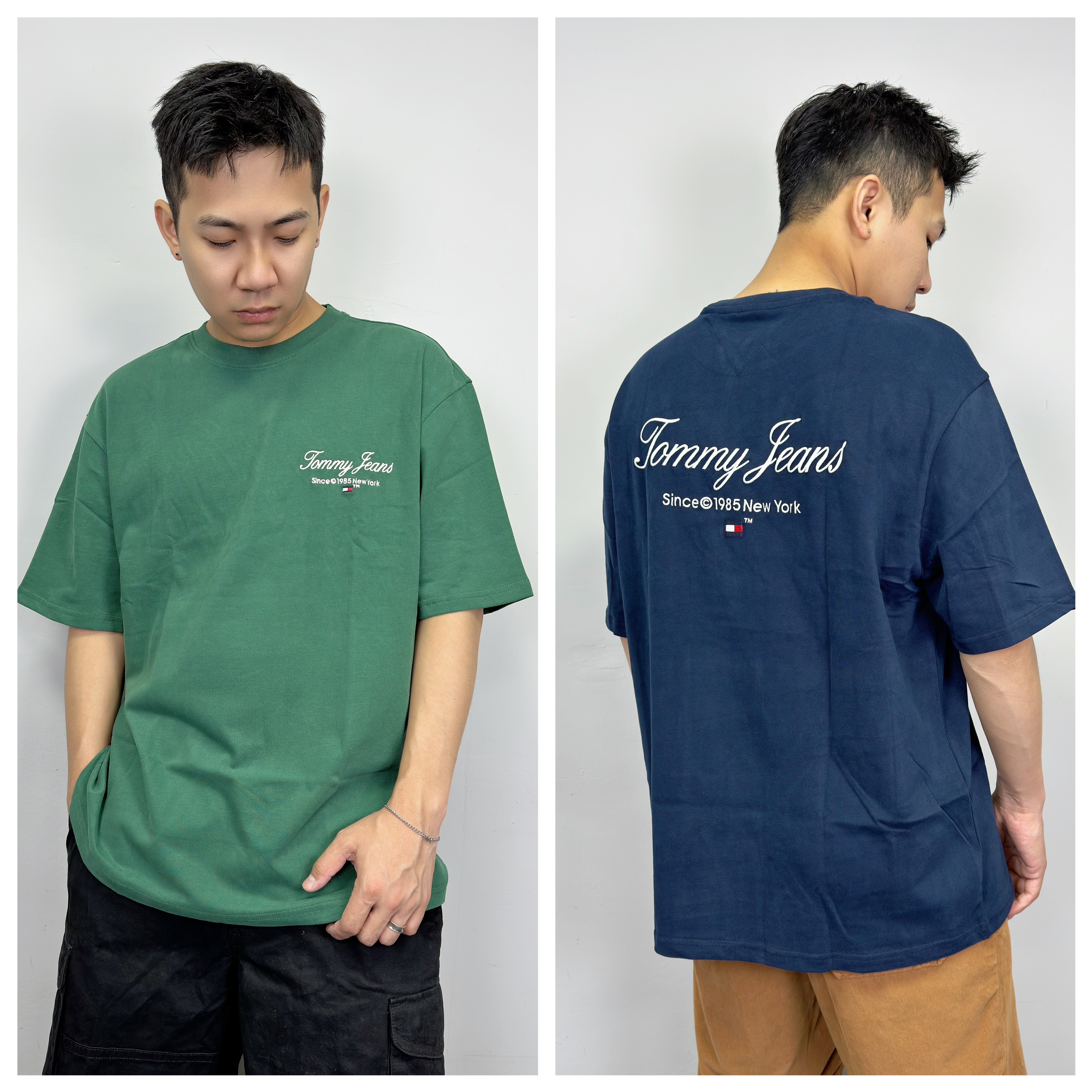 Tommy Jeans 背後立體電繡草寫字母 短袖上衣 短袖 短T
