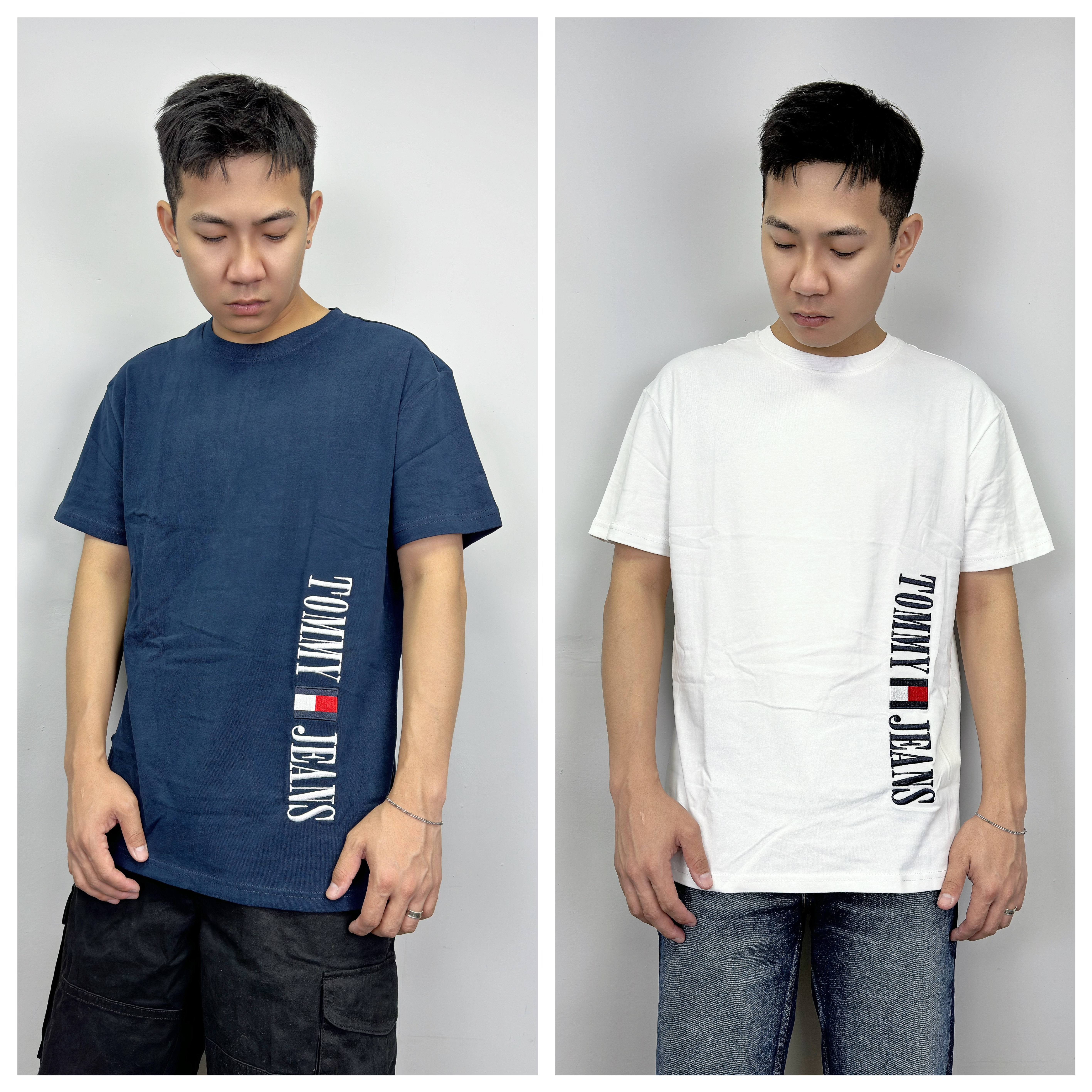 Tommy Jeans 側邊電繡直排字母 短袖上衣 短袖 短T