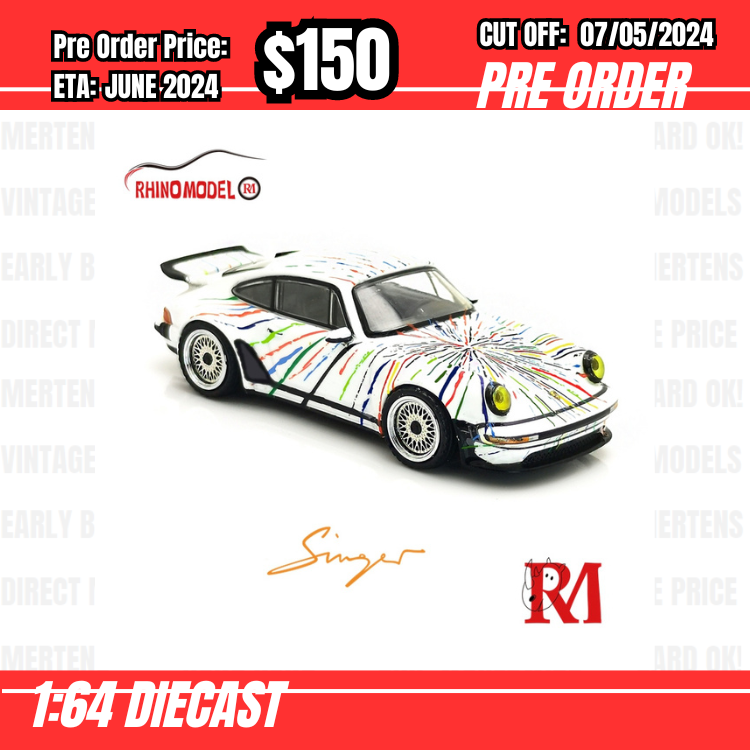 PO-$150 * Rhino Model * 1:64 Singer Turbo Study 930 Goodwood SJ87 [OD01/05]