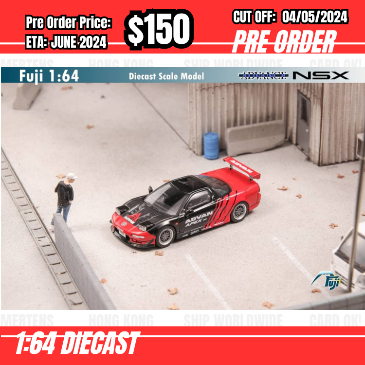 PO-$150 * Fuji * 1:64 Honda NSX MK1 NA Advan [OD01/05]
