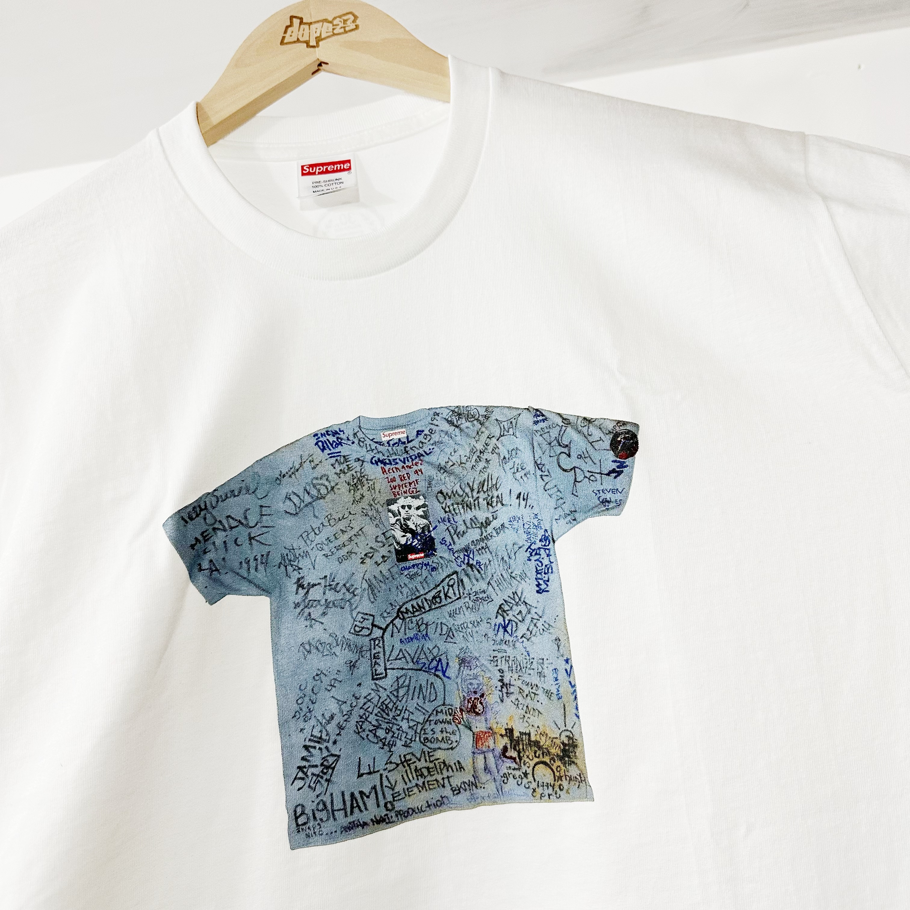Supreme SS24 First Tee White 三十週年紀念TEE