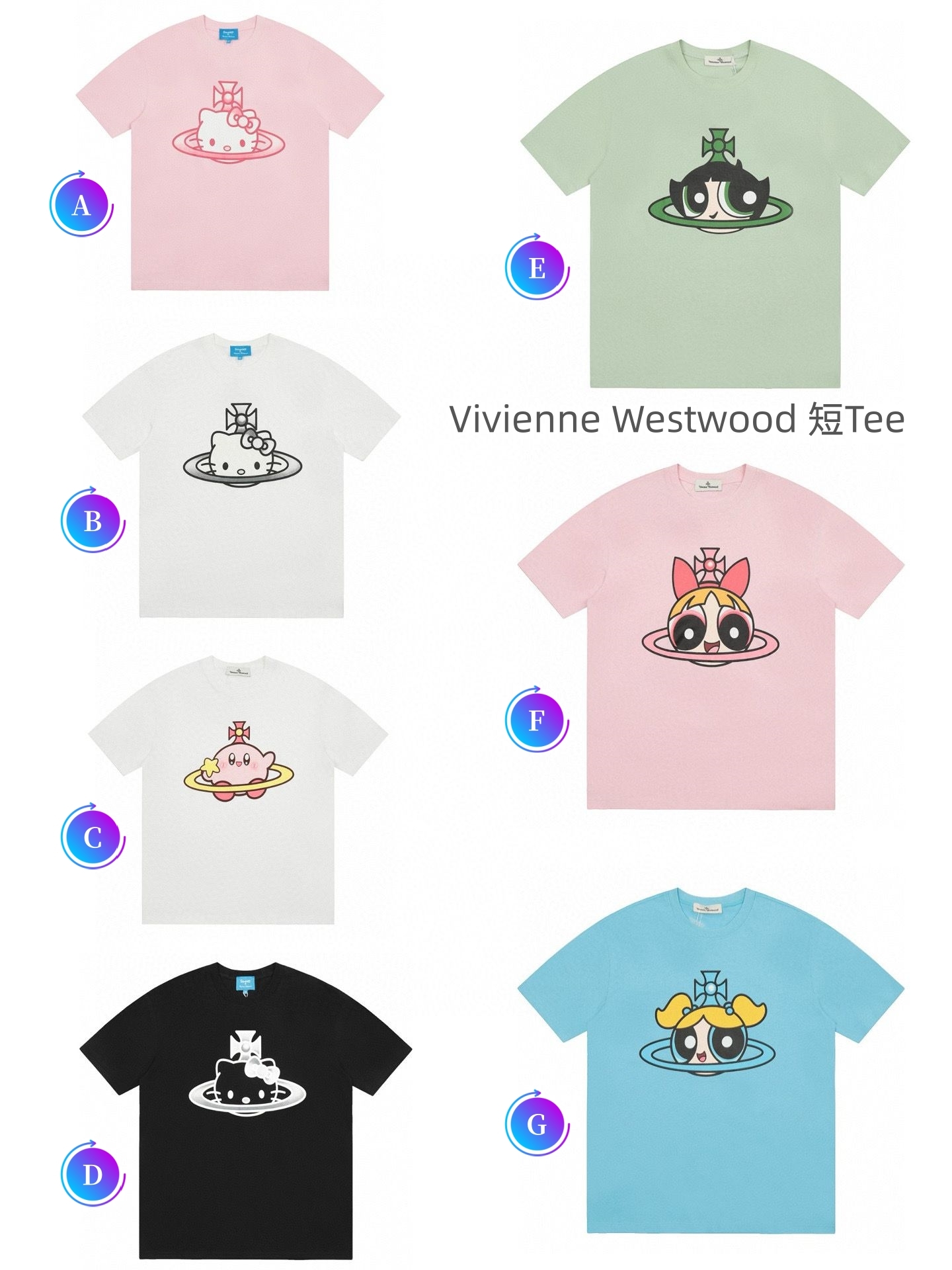 vivienne westwood 🌈短Tee
