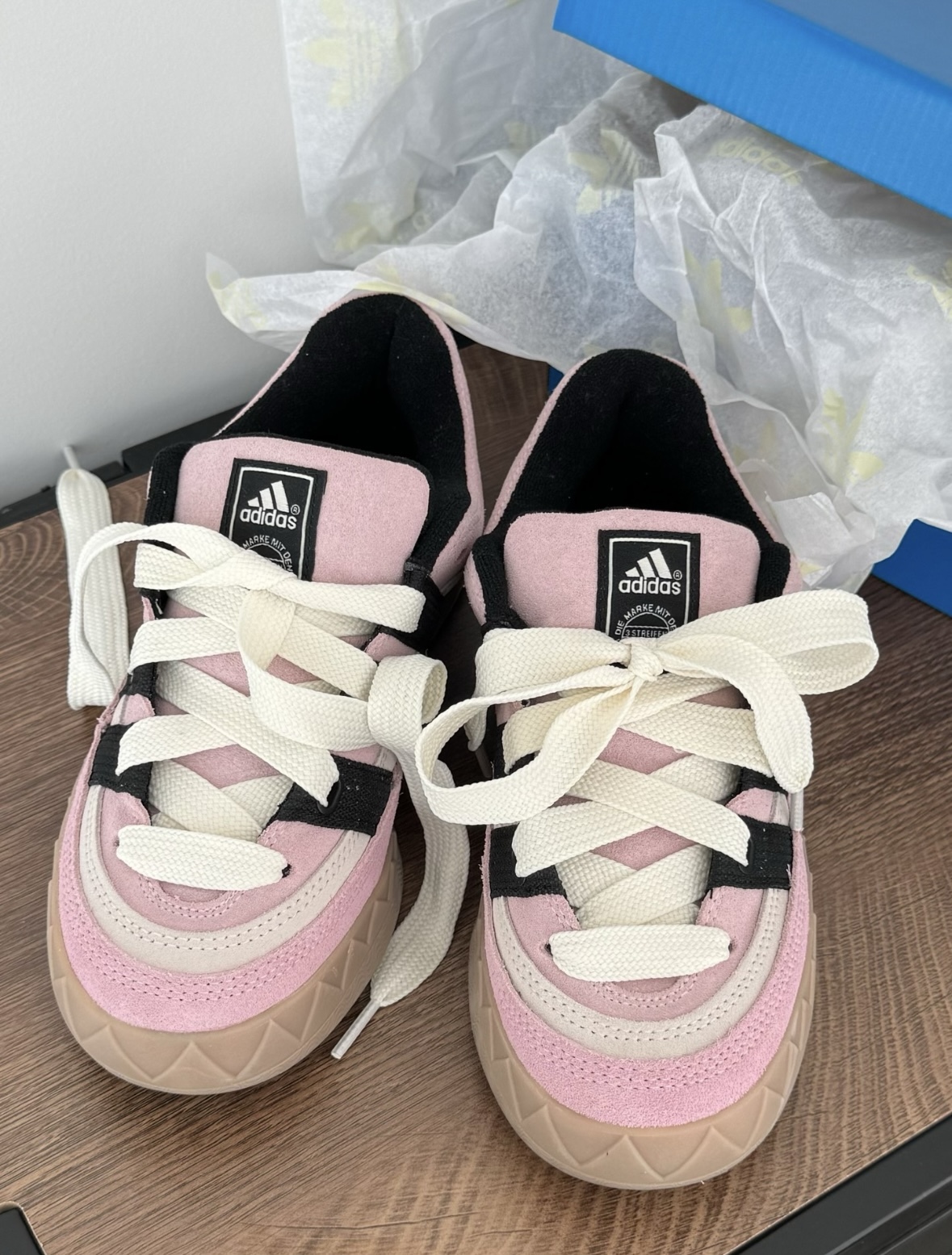 Adidas Originals Adimatic 櫻花粉 麂皮 焦糖底 厚底 麵包鞋 IF4346/預購