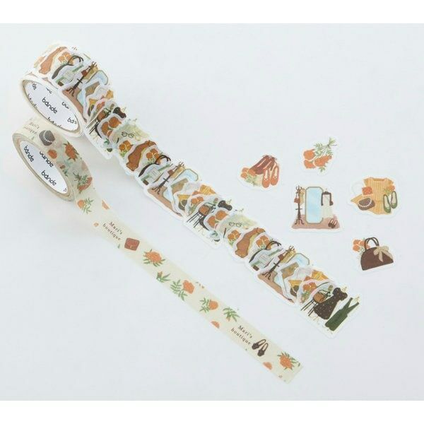 瑪莉精品店 捲狀貼紙（2捲入）｜日本Bande