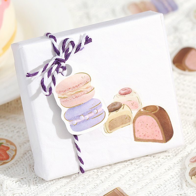 甜點45入箔押和紙貼紙包 IPPAI ｜日本BGM