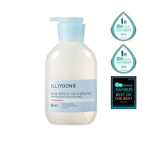 [30/11 - 31/01] ILLIYOON Ceramide Ato 6.0 Top To Toe Wash 500ml [Olive Young 2025 Awards Planning Set]
