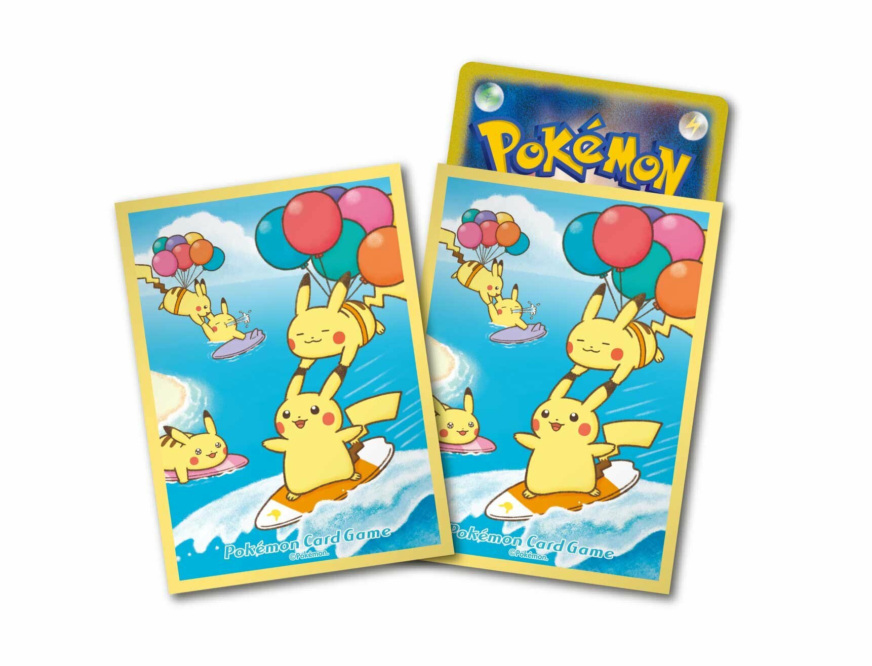 Pokemon Card Game 卡套 衝浪皮卡丘&飛天皮卡丘