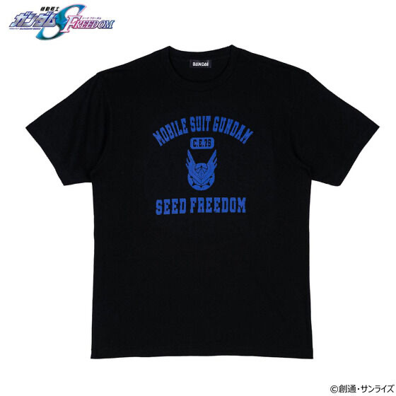 Pbandai 預訂2024/6月 機動戦士ガンダムSEED FREEDOM　カレッジデザインアイテム　Tシャツ(全3種)
