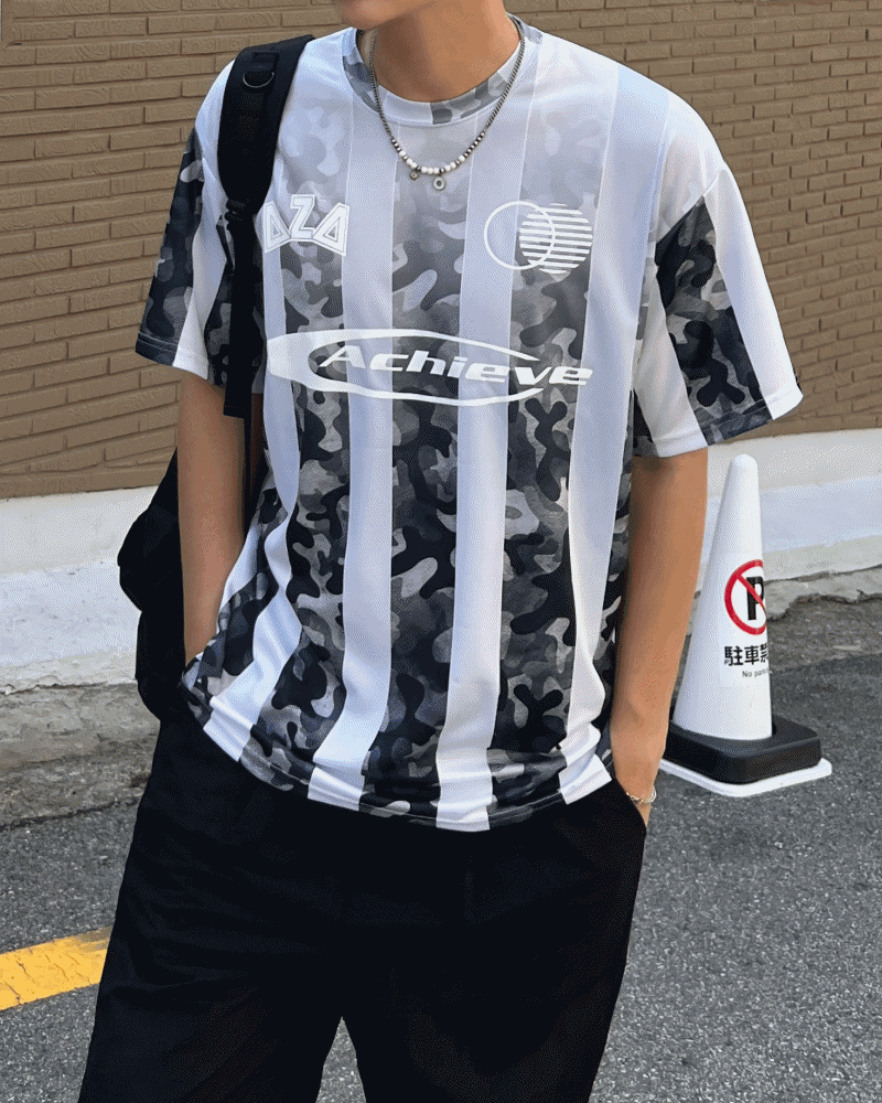迷彩運動短袖T恤