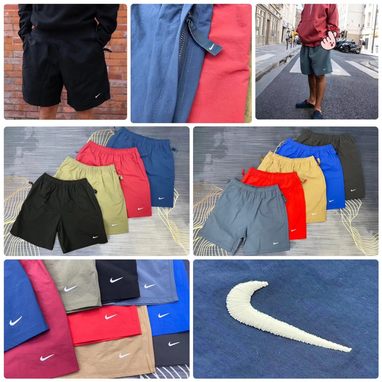 Nik*e 多色快乾短褲-2400708