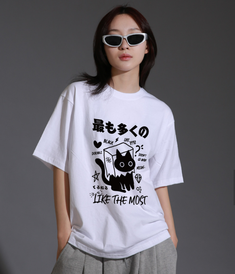 KR LTM Boxcat regular or over t-shirt