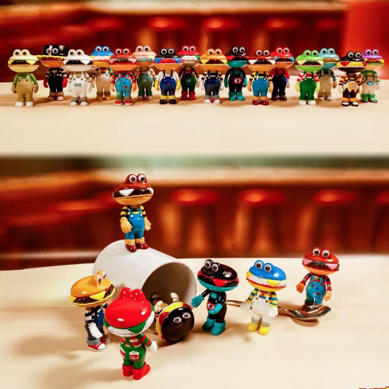 HAPPI CLASS 漢堡君 100% 系列盲盒 一代 (16+1個隱藏款）