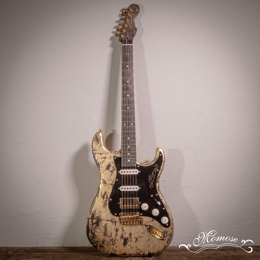 日本限量款 Momose MC1-MV -SP21/E 頂級電吉他 仿舊傳統畫框技藝漆面
