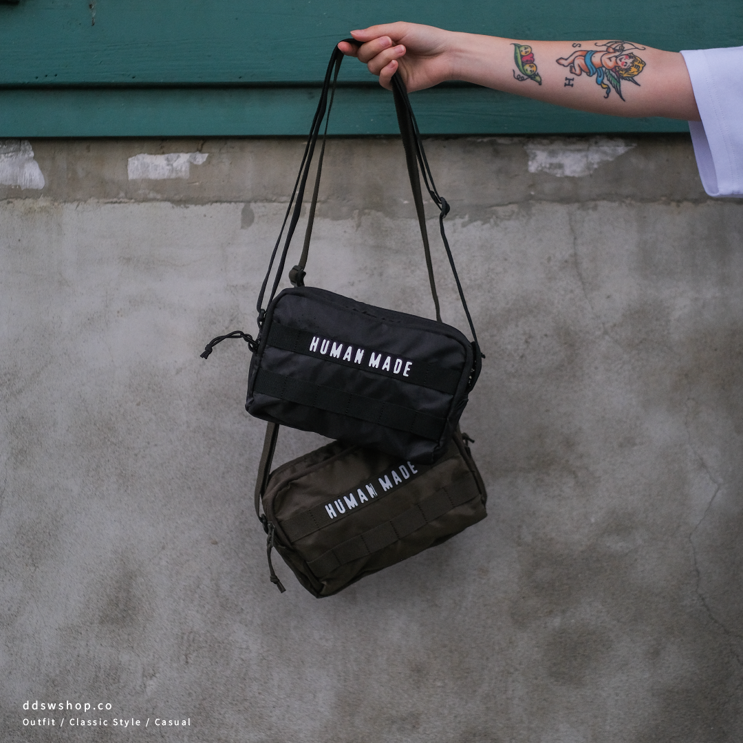 HUMAN MADE ミリタリー ショルダーバック HUMAN MADE - SEASON 28 “MILITARY BAG” コレクション発売の