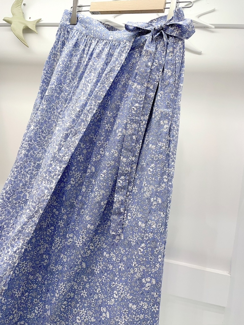 兩色側綁帶花裙