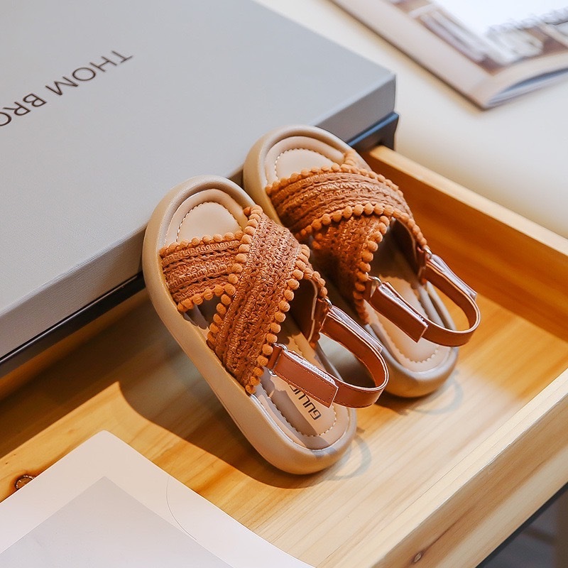 民族風編織涼鞋