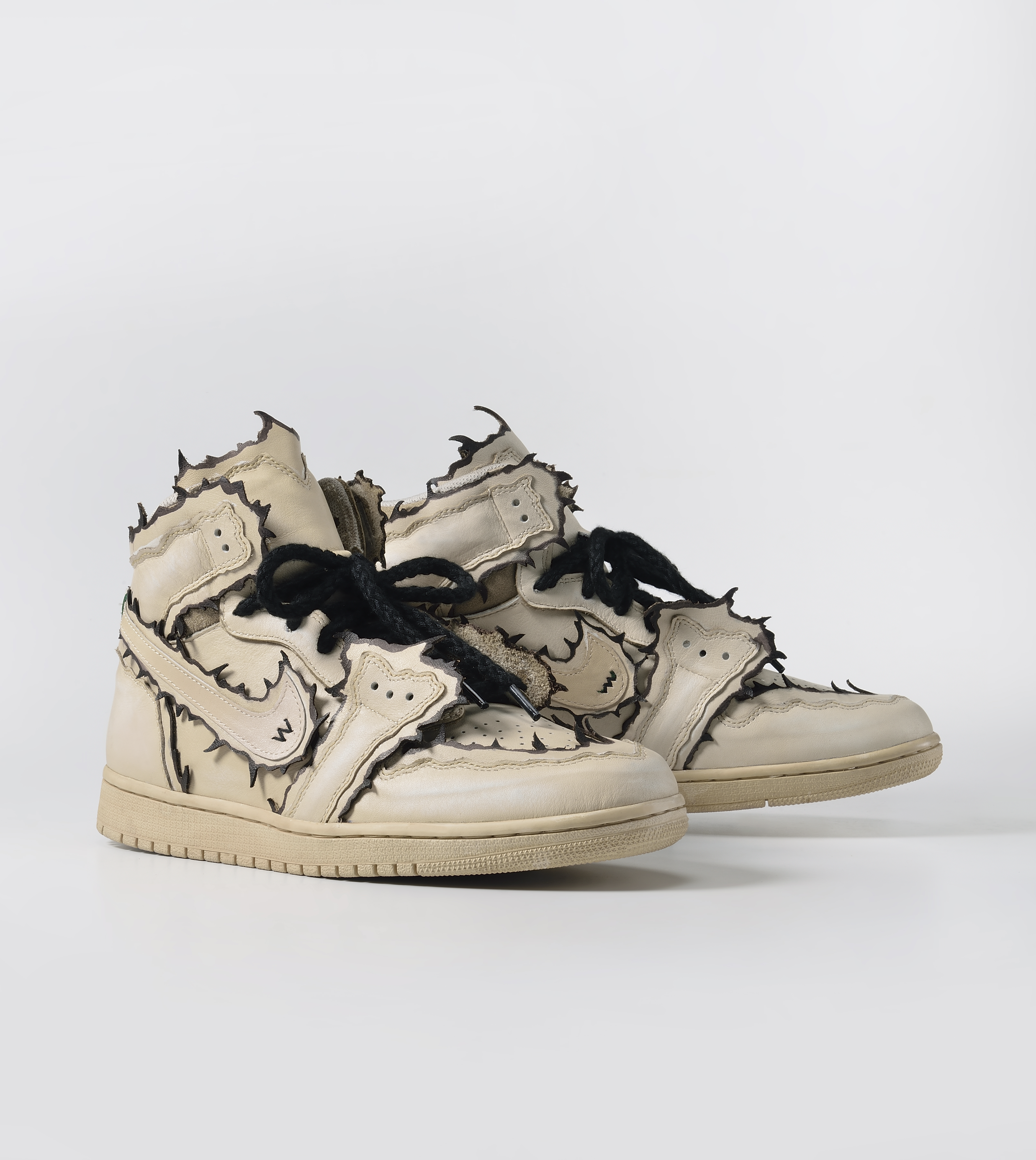 Nike Air JORDAN 1  High-Cut WhiteSand AGAVE inspired Shoe