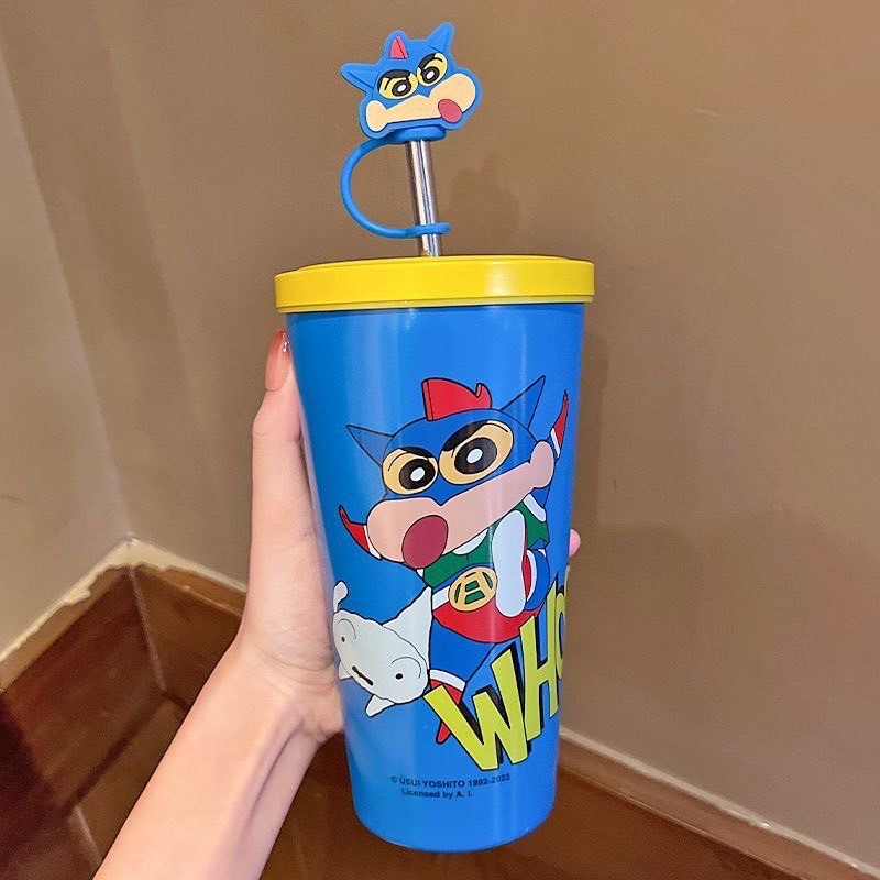 #預購 BJY STORE 蠟筆小新 夏日冰壩杯 冰霸吸管杯 600ML