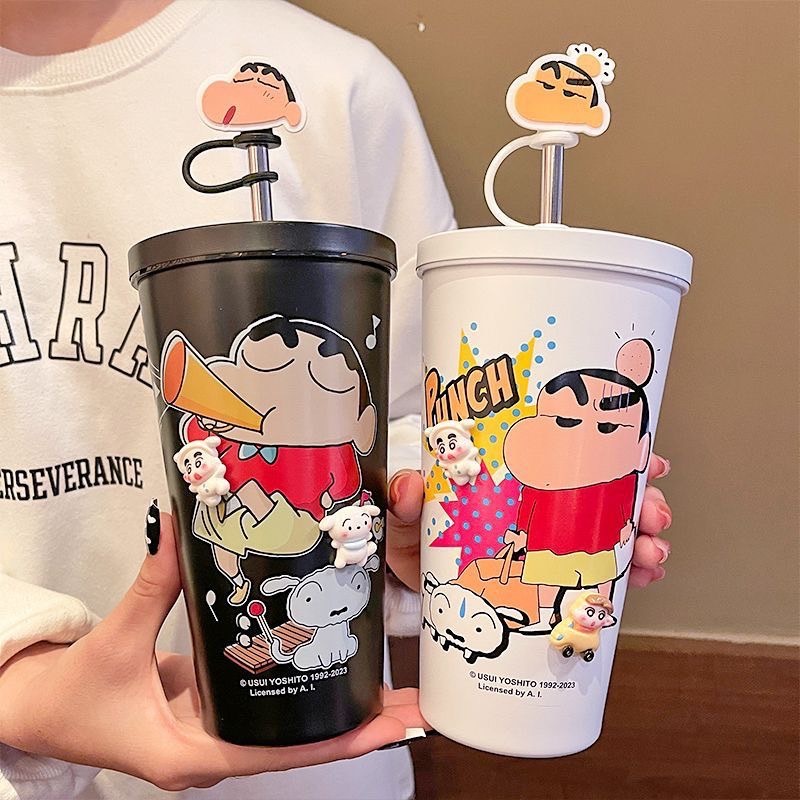 #預購 BJY STORE 蠟筆小新 夏日冰壩杯 冰霸吸管杯 600ML