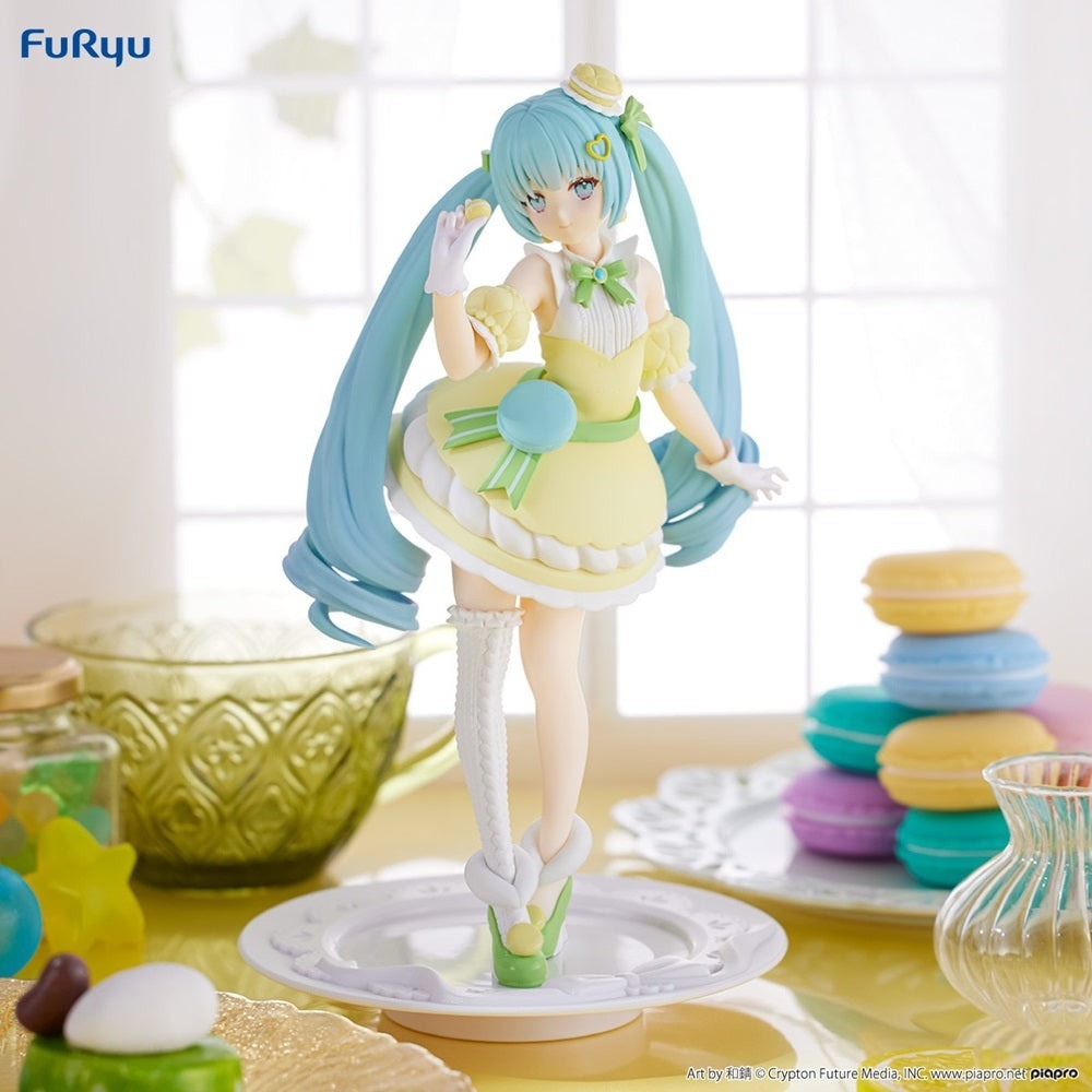 FURYU 代理版 景品 初音未來 Exceed Creative SweetSweets 馬卡龍香水檸檬 Color ver.