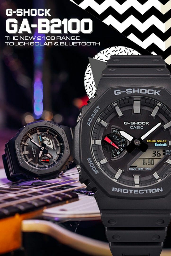Casio G-Shock GA-B2100-1A 太陽能 藍芽 手錶 (香港行貨)