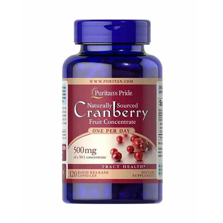 Puritan's Pride Cranberry,25000 mg ,120 Rapid Release Capsules