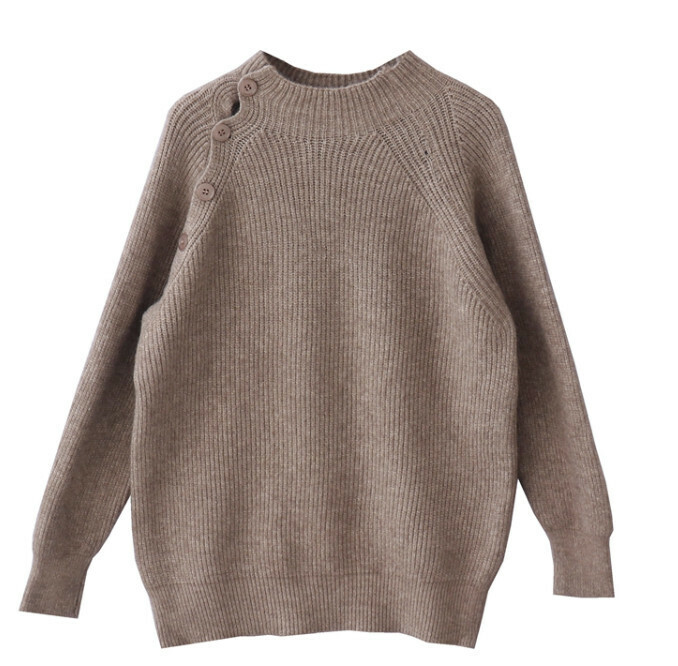 Hot Selling Knitted Sweater Pullover [Light Brown Color] [One Size Fits All]