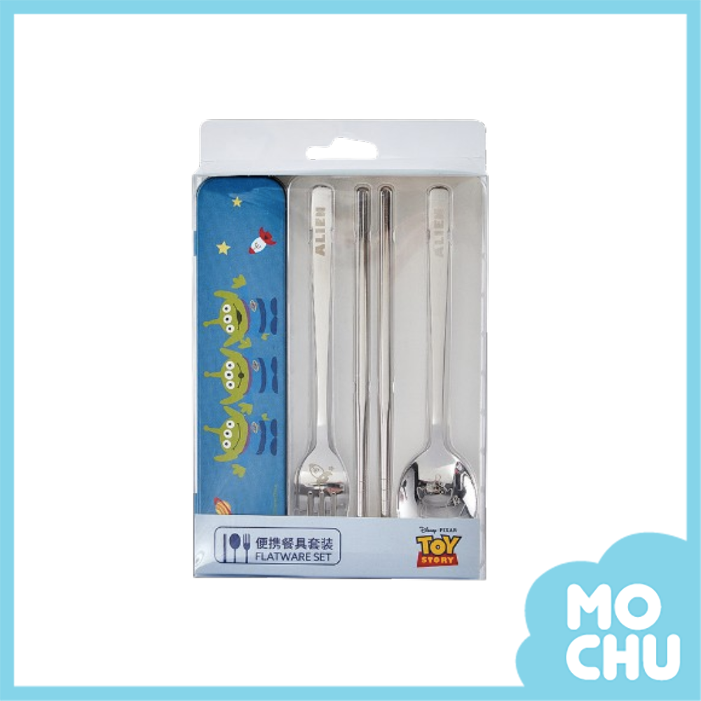 三眼怪不鏽鋼餐具(含收納盒)