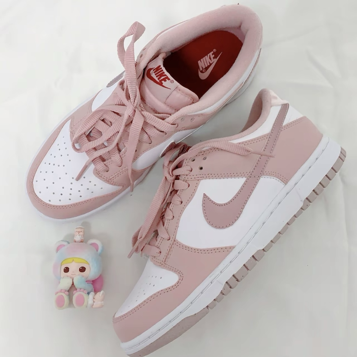 Nike Dunk Low Pink Velvet 櫻花絲絨粉 香檳粉 亮面 緞面
