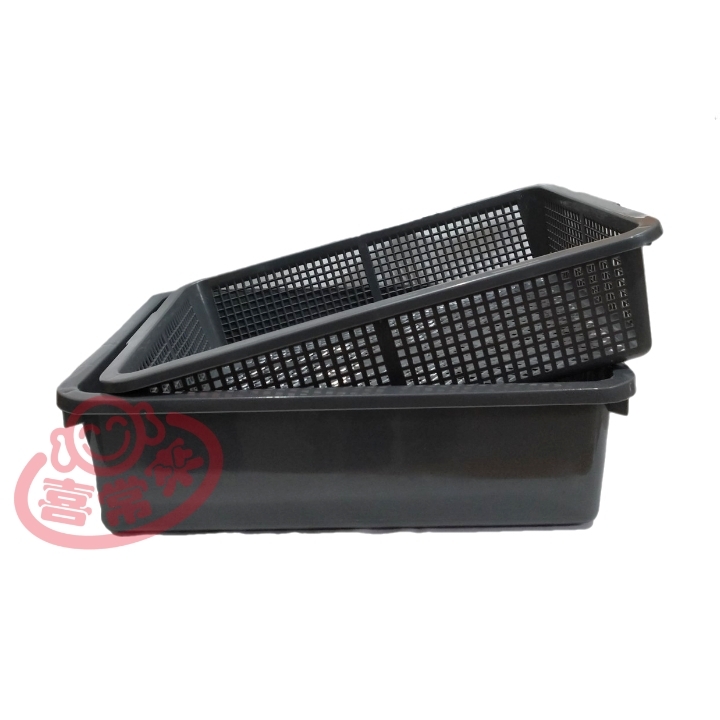 雙鶴牌 強化密盆&平林 (鐵灰)