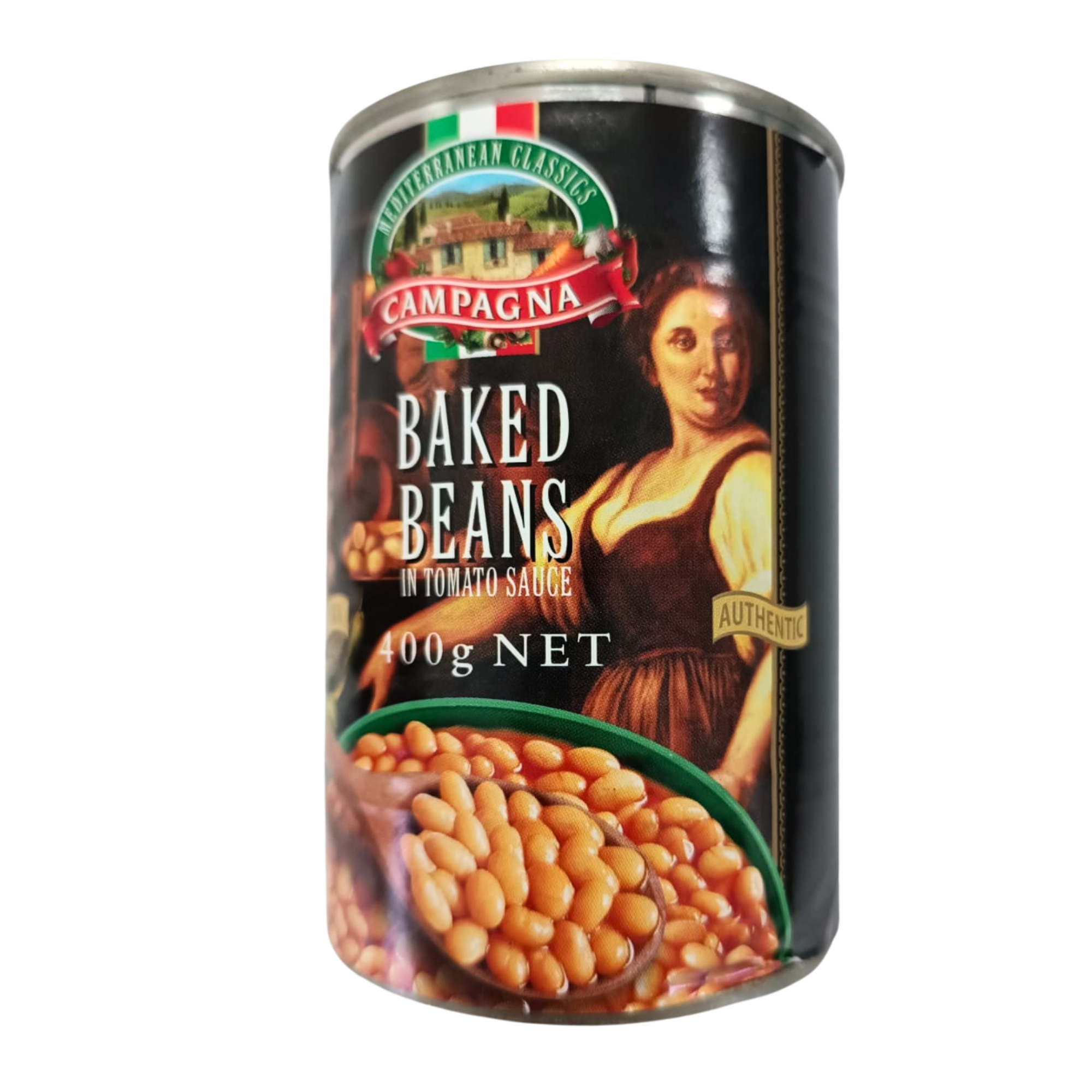 4罐意大利茄汁焗豆  Italy Campagna Tomato Sauce Baked Beans 4 x 400克 , 1.6千克 /組