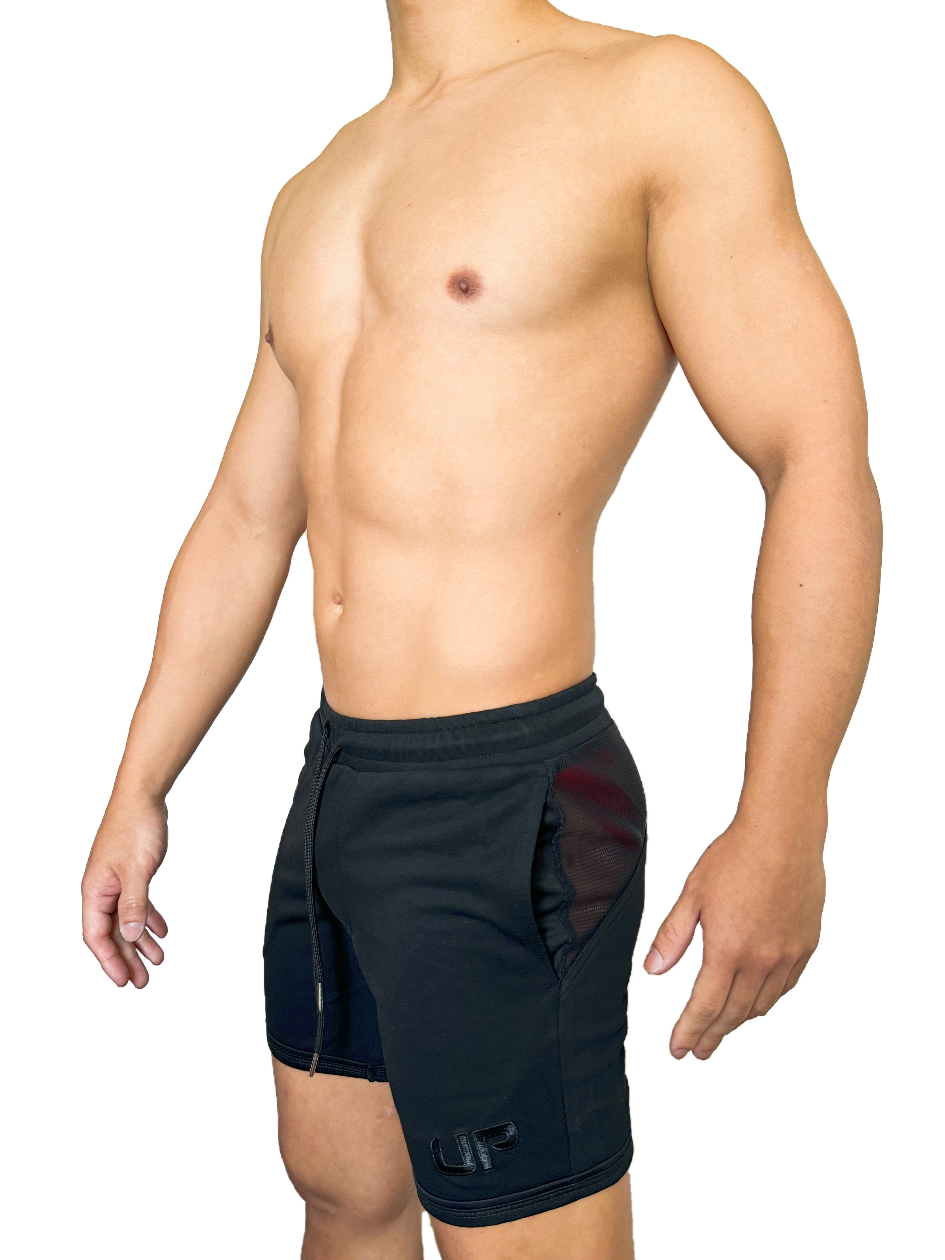 UP For Fun Tight 緊身透視短褲 極緻黑