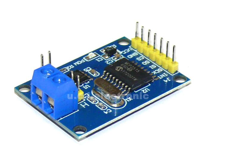 【UCI電子】(9-7) MCP2515 CAN匯流排模組 TJA1050接收器 SPI協定 51單片機