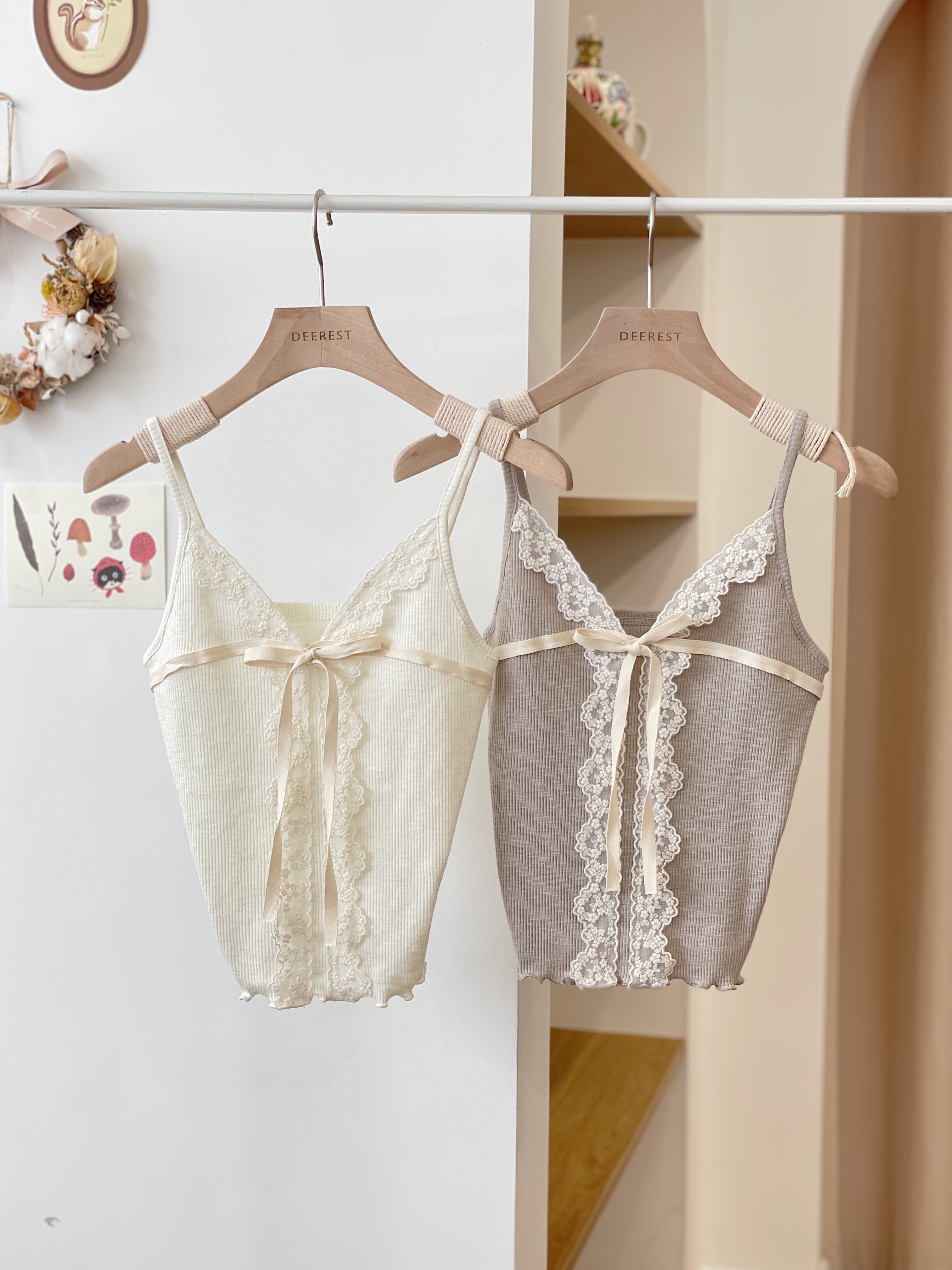T999 Butterfly Lace Cami Top
