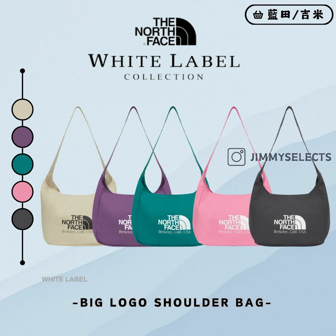 【代購】THE NORTH FACE 北臉 白標 BIG LOGO 肩背包 側背包 NN2PQ15