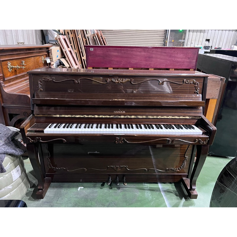 優選超值 韓國製 HANDOK 雕花原木 小型 鋼琴 中古鋼琴 二手鋼琴 漢麟樂器 鋼琴店 鋼琴暢貨中心 現貨300台