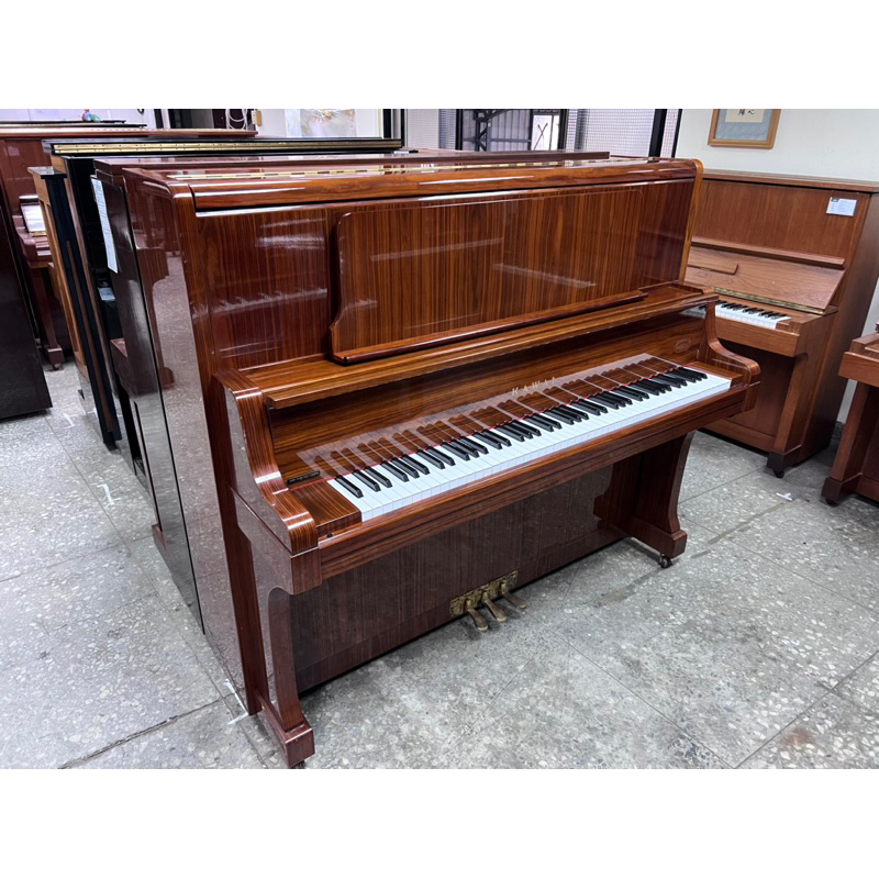 優選 河合KAWAI KU70W 原木 大譜架 頂級 定弦扭 3號琴 二手鋼琴 中古鋼琴 漢麟樂器鋼琴店 保固 好評價