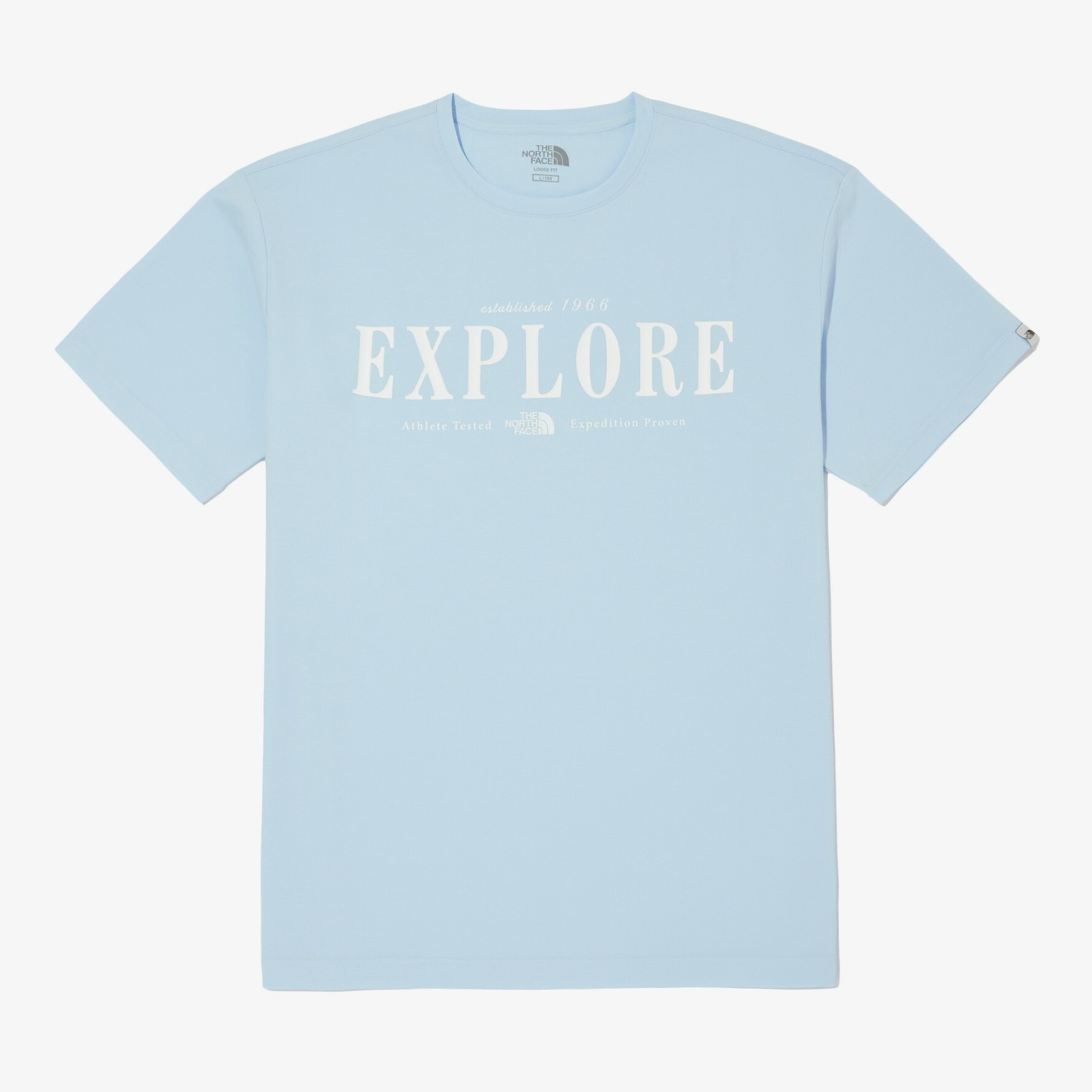 【代購】 THE NORTH FACE 北臉 白標 EXPLORE 文字 透氣 短袖 短T NT7UQ06