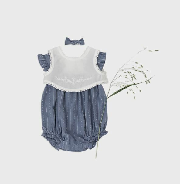 LOUISIELLA 蕾絲刺繡小背心 Claudia Bib