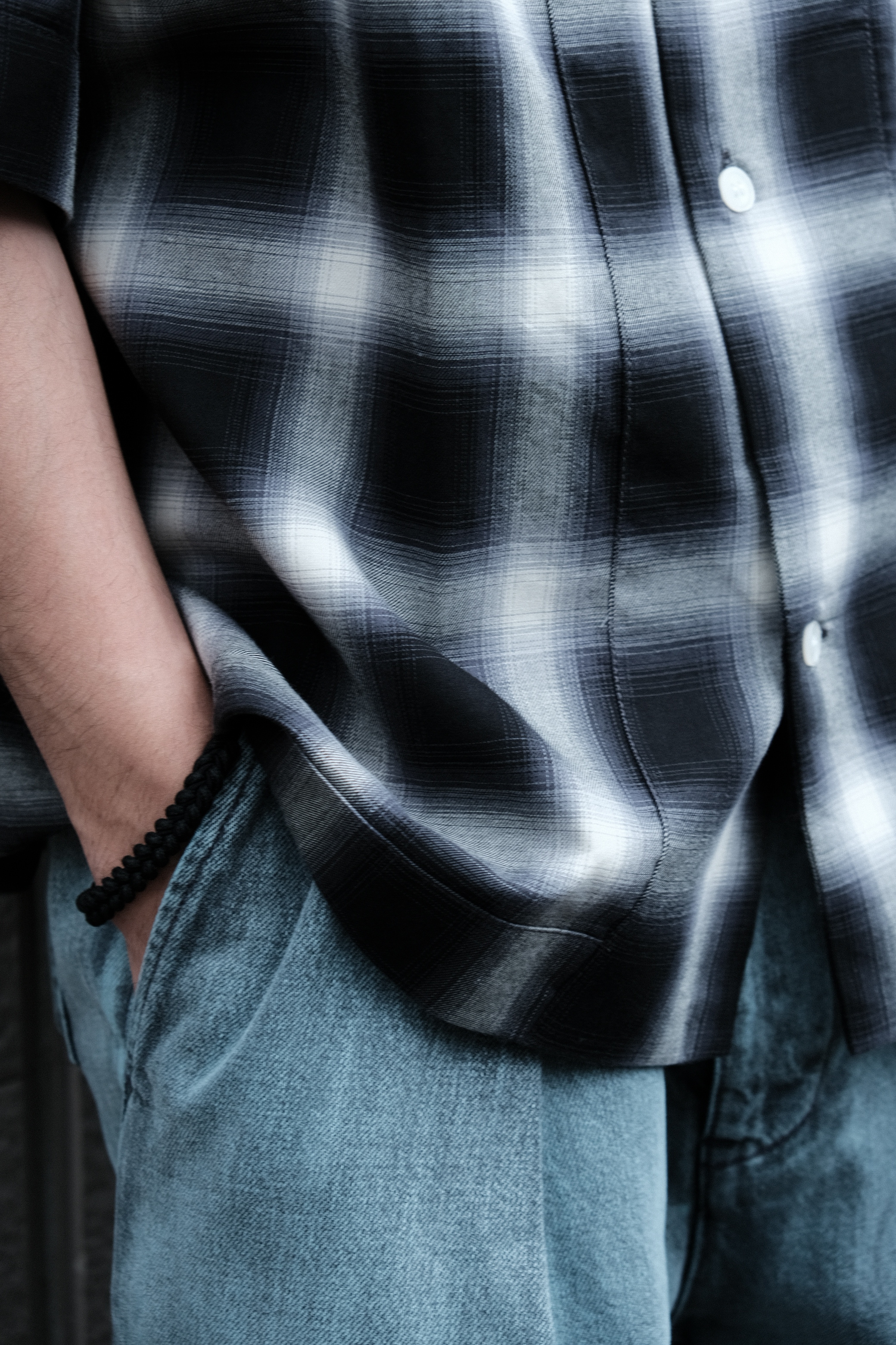 トップス PHINGERIN PAJALOPHA OPEN OMBRE PHINGERIN - PAJALOPHA OPEN OMBRE / OMBRE PLAID