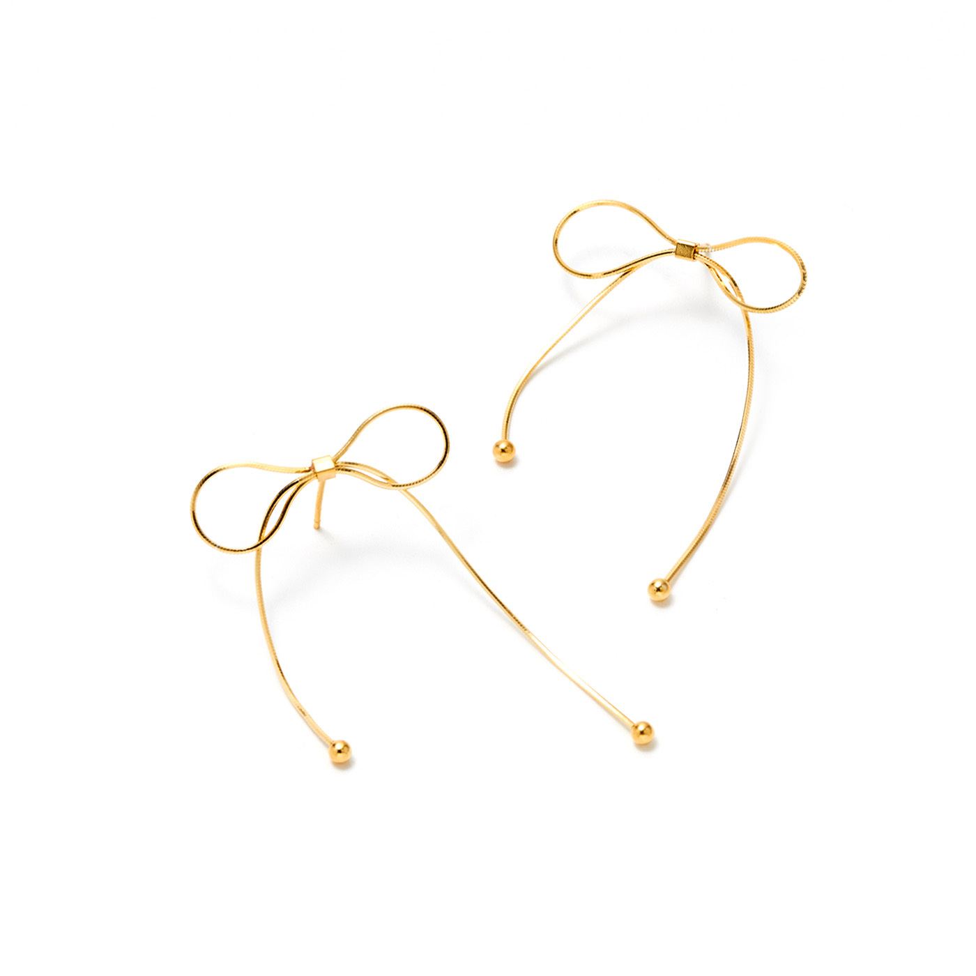 純銀,蝴蝶結,耳環