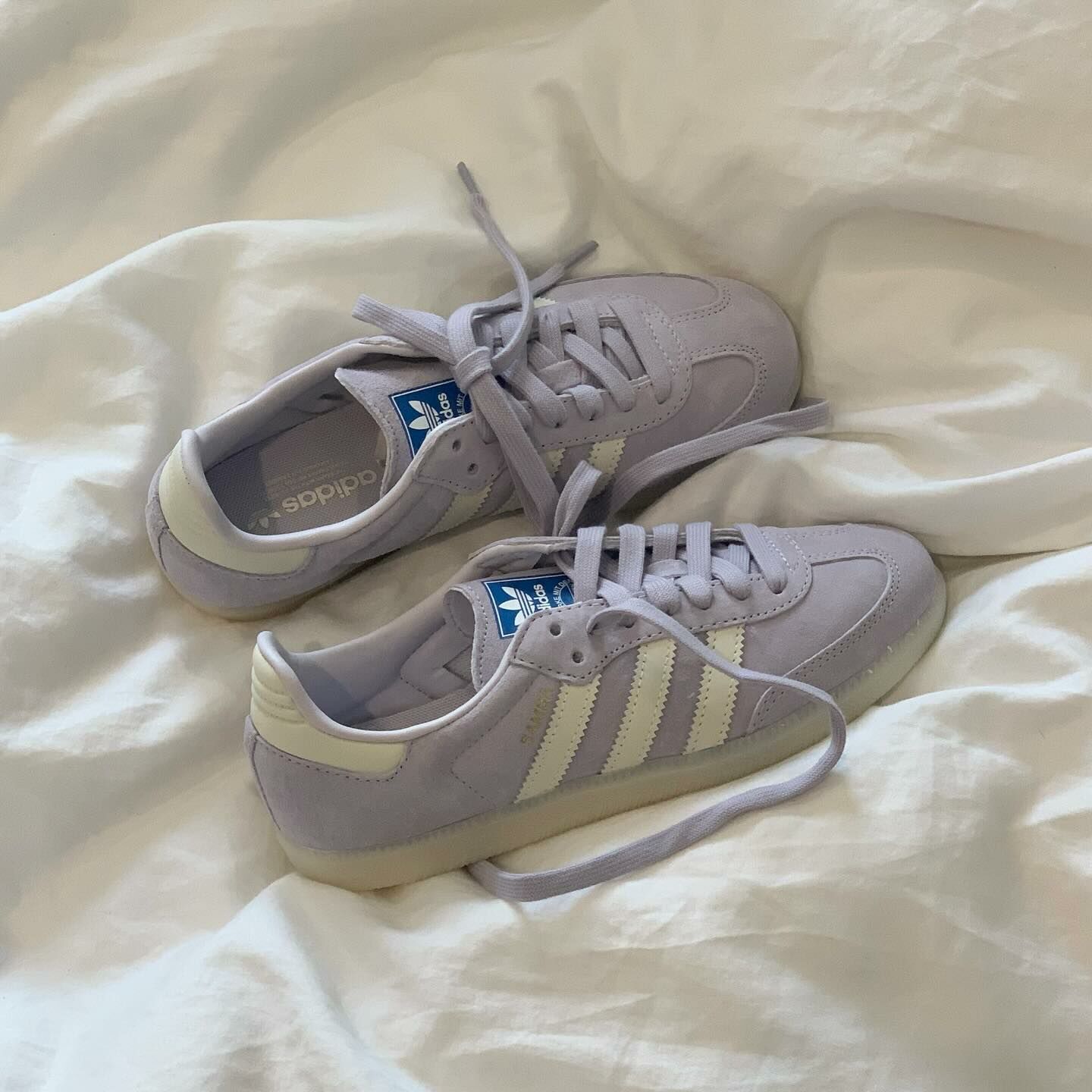 Adidas Originals Samba 薰衣草紫 淡紫 透明底 森巴 復古鞋 IG6176