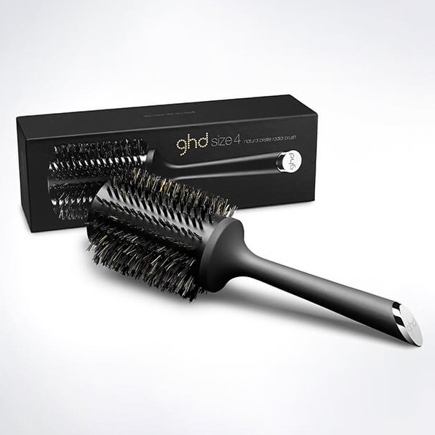 GHD - ghd 天然鬃毛髮梳 NATURAL BRISTLE RADIAL BRUSH SIZE 4 (55MM BARREL)