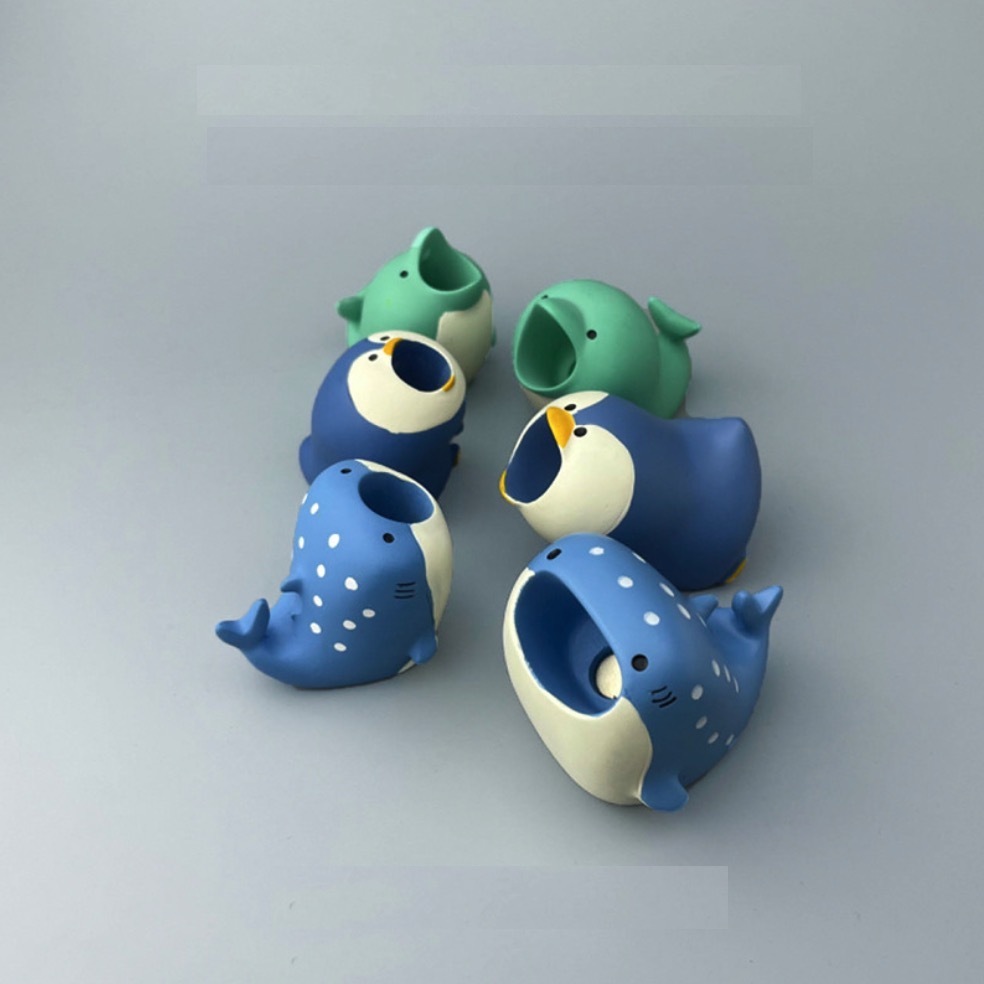 《50232》海洋動物系列筆插座/迴紋針座