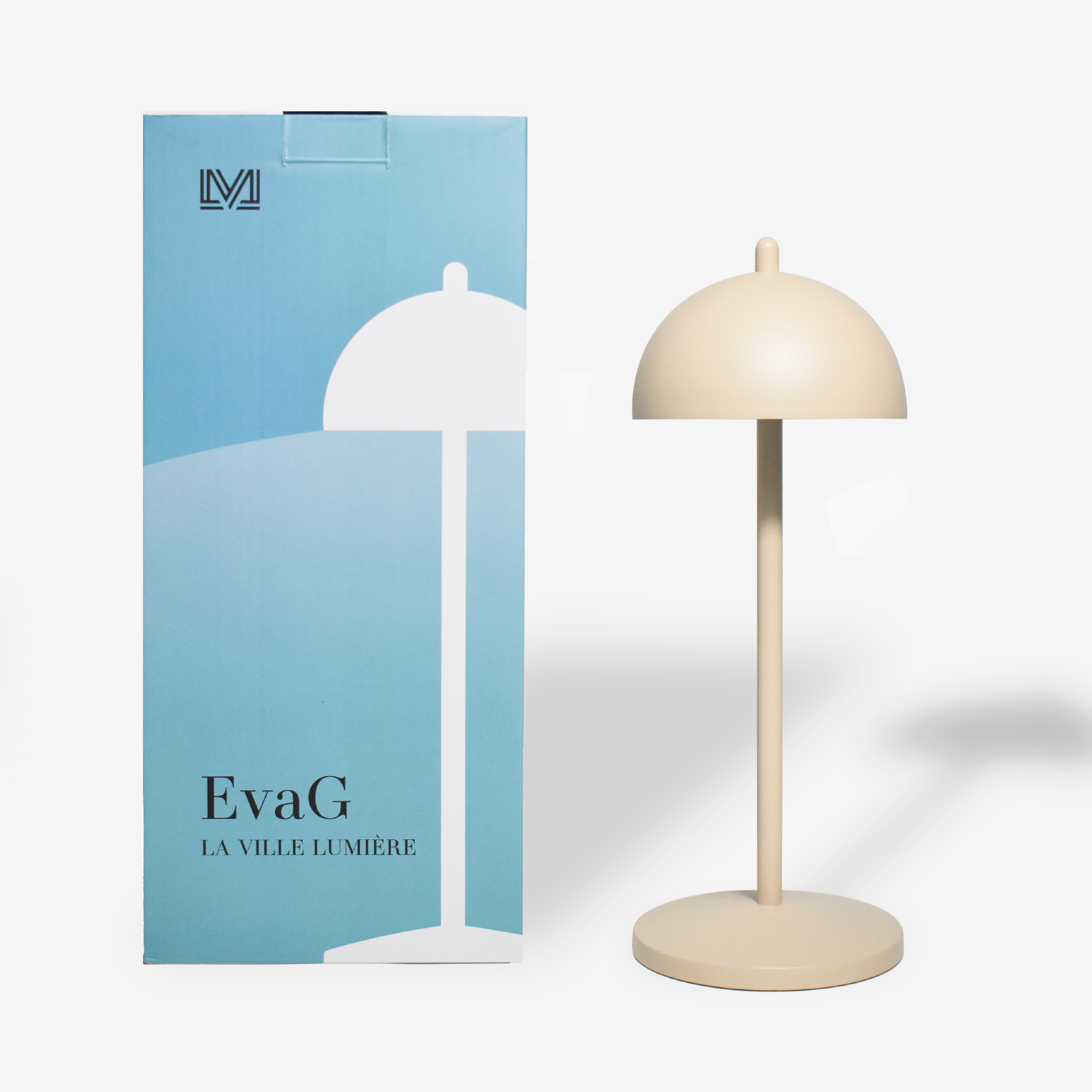 EvaG La Ville Lumière Bonaparte lamp - Sand